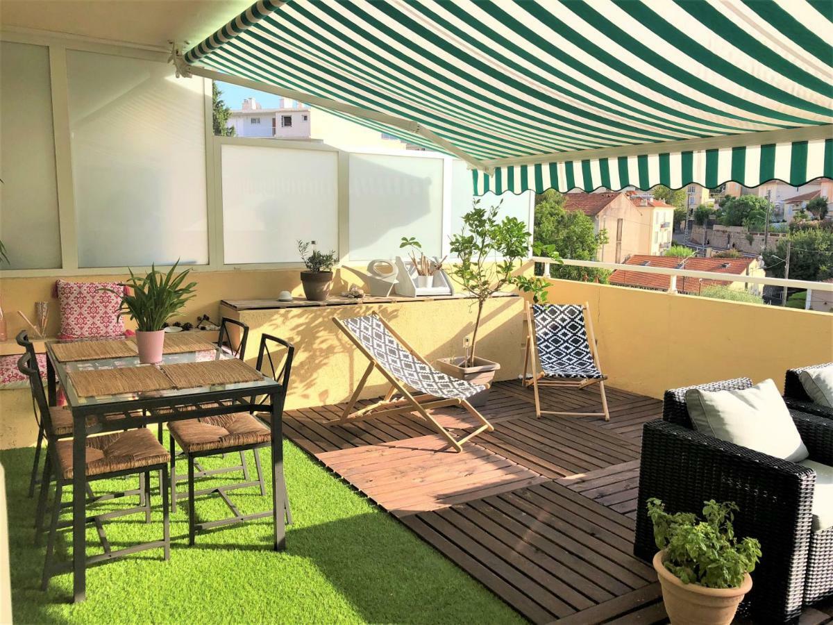 Appartement Cosy Calme Central-Terrasse Proche Palais Cannes Zewnętrze zdjęcie
